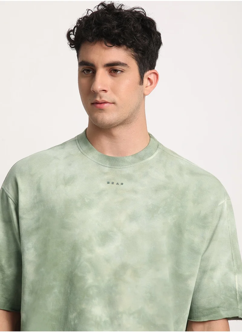 دُبّ في البيت THE BEAR HOUSE Men’s Cotton T-Shirt – Soft, Breathable & Comfortable, Perfect for Casual Wear, Ideal for Everyday & Summer Wear | SIZE-S - 3XL | TSH-TASMANIA-GR_PRNT