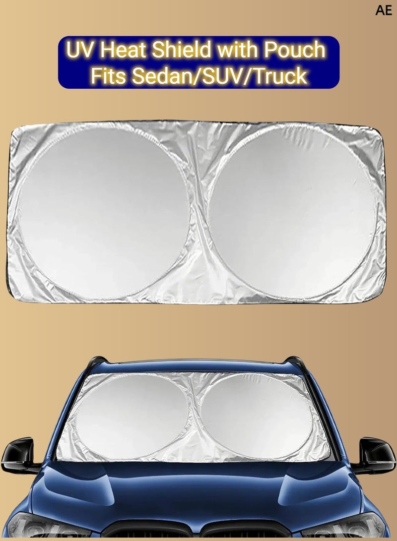 CHU DAI Microfiber Bath Towel 70*140cm, Soft, Durable, Super Absorbent and Fast Drying, Grey & 🔥Foldable Car Sun Shade - Silver Reflective & Black Back | Blocks 99% UV Rays | Fits All Sedans Cars | Reduces Heat by 30°C & Shower Head with Hose and on off Switch, 4 Setting High Pressure Handheld Shower Head, Removable Shower Head with Hose, Adjustable Angle Bracket, Low-Reach Wand Holder, Chrome & 10-Pack Stainless Steel Spoons - Premium 18/0 Food Grade - Dishwasher Safe - Rustproof Smooth Edge - Heavy Duty for Home/Restaurant & XXL 2.5x2m Desert-Proof Picnic Mat for 8-10 People – Waterproof & Sand-Resistant Extra Thick Family Blanket (UAE/Saudi Beach & Camping) & 3.3L Mixing Bowl Salad Bowl Stainless Steel -  for Cooking and Serving, Salads, Soup, Rice, Cereal, Breakfast, Dinner, Serving and Oatmeal at Home and Outdoors & Lemon Squeezer Stainless Steel w/Food Grade #304 Food Grade, Anti-Corrosive Manual Jumbo Size Squeezer, Manual Citrus Press Juicer, LS0001 & Water Spray Bottle,Spray BotBundle - Image 3