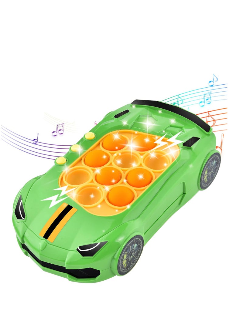 SYOSI لعبة الفقاعات السريعة، لعبة الفقاعات المنيرة، لعبة توت الفرج بيد، ماكينة ألعاب محمولة للأطفال، 4 أوضاع لألعاب ضغط الفقاعات، هدية عيد الميلاد أو عيد الميلاد للأولاد والبنات 3 4 5 6 7 8+ سنوات، خضراء - Image 1