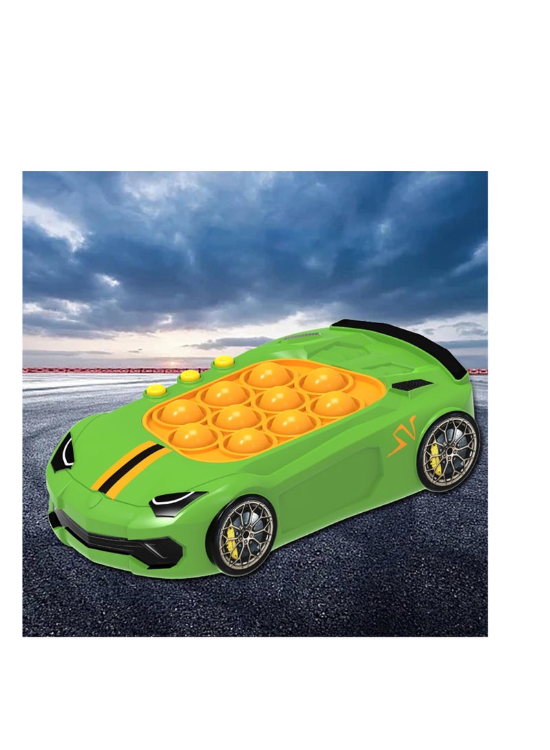 SYOSI لعبة الفقاعات السريعة، لعبة الفقاعات المنيرة، لعبة توت الفرج بيد، ماكينة ألعاب محمولة للأطفال، 4 أوضاع لألعاب ضغط الفقاعات، هدية عيد الميلاد أو عيد الميلاد للأولاد والبنات 3 4 5 6 7 8+ سنوات، خضراء - Image 4