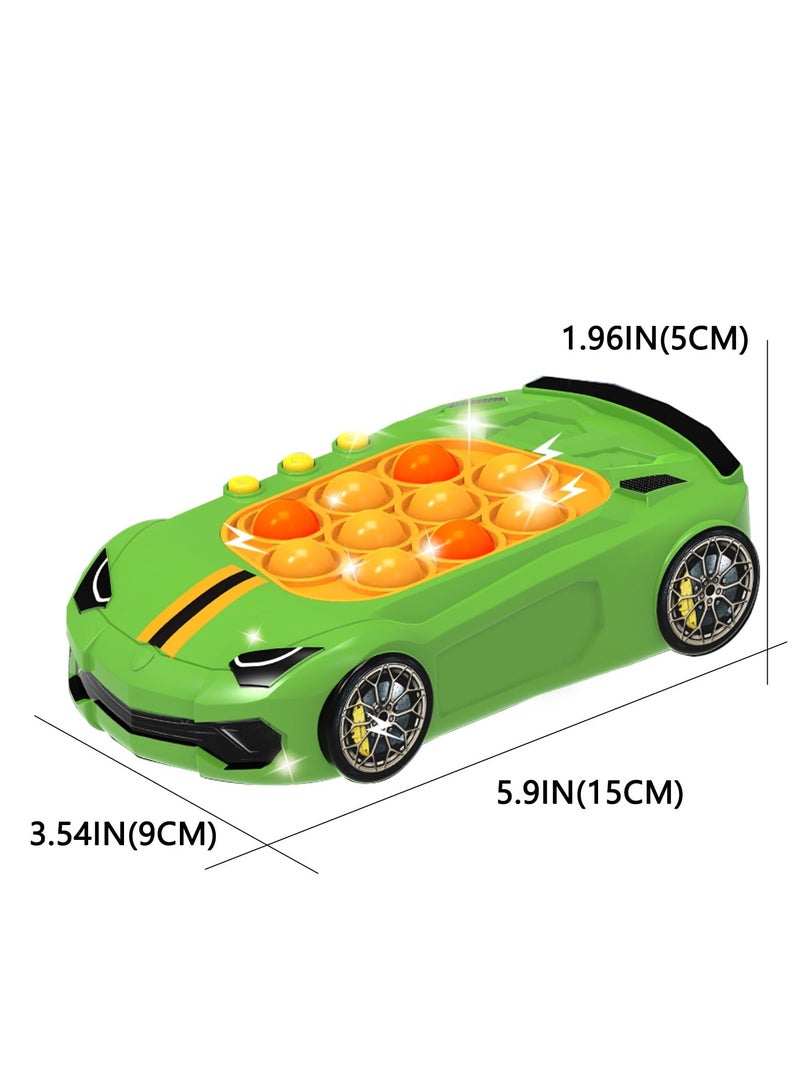 SYOSI لعبة الفقاعات السريعة، لعبة الفقاعات المنيرة، لعبة توت الفرج بيد، ماكينة ألعاب محمولة للأطفال، 4 أوضاع لألعاب ضغط الفقاعات، هدية عيد الميلاد أو عيد الميلاد للأولاد والبنات 3 4 5 6 7 8+ سنوات، خضراء - Image 5