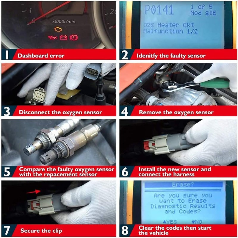 TINJO Upstream Oxygen Sensor for Acura MDX and Honda Odyssey - Image 5