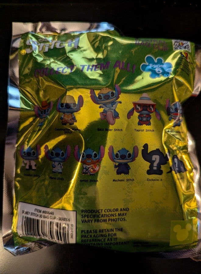Monogram - Disney - Stitch 3D Foam Bag Clip - Series 6 - Image 2