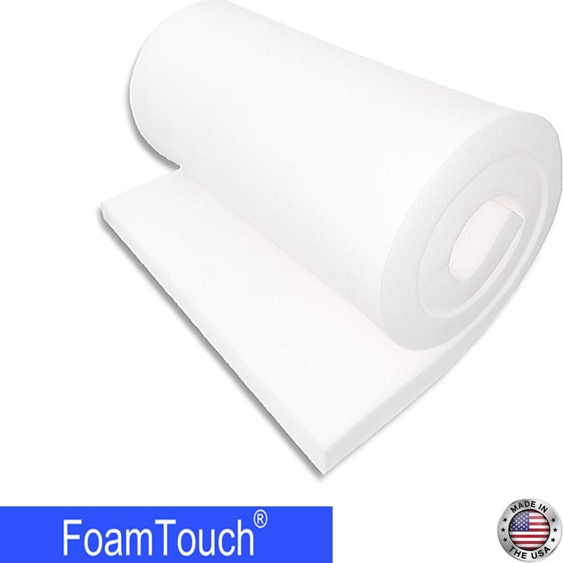 FoamTouch High Density Upholstery Foam (4" x 24" x 72"), 1.79LB Density-45LB ILD, Made in USA â€“ Ideal for Couch Cusions, Chair Cushions, Bench Cushions and Varity of Upholstery Projects - Image 3