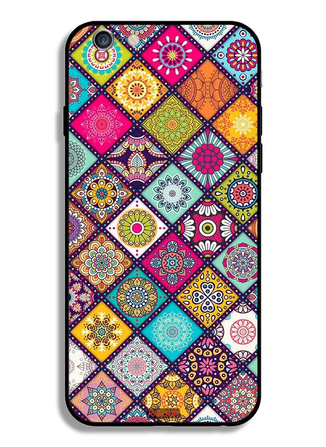 Tolwak - Apple iPhone 6/6s Protective Case Mandala Squares Pattern - Image 1