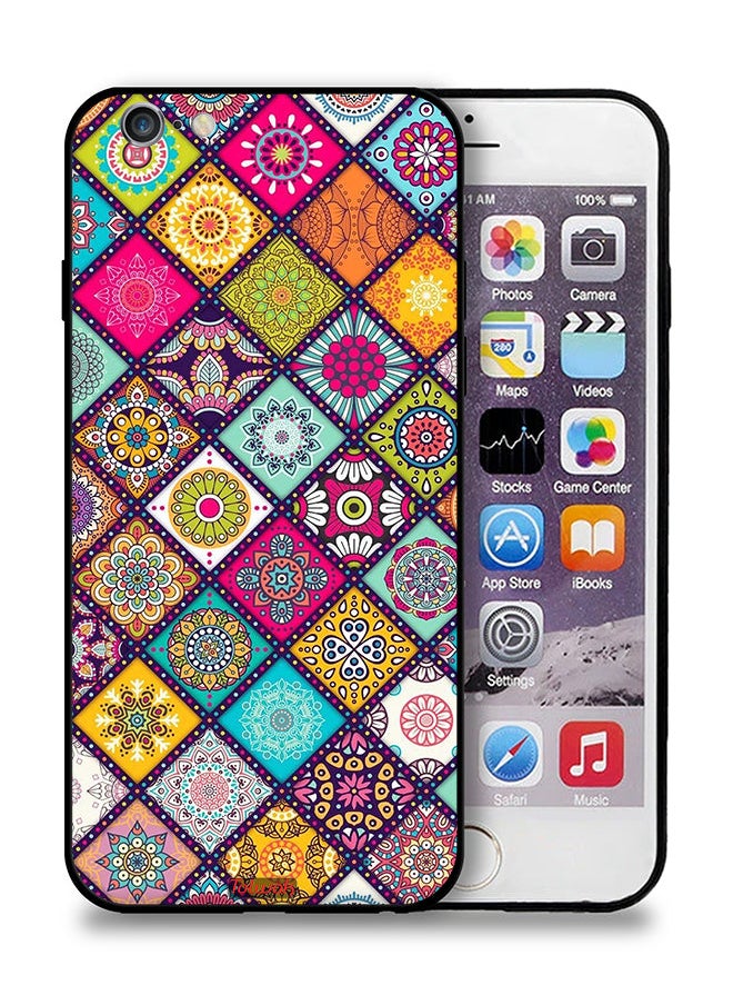 Tolwak - Apple iPhone 6/6s Protective Case Mandala Squares Pattern - Image 1