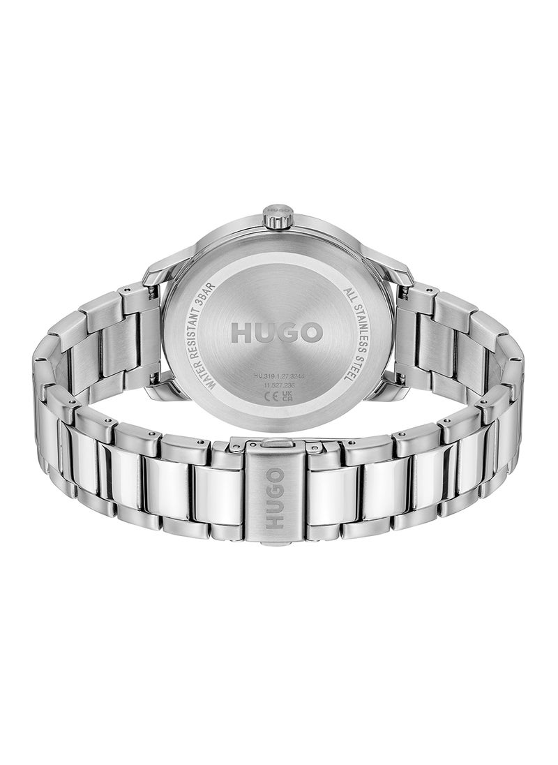 HUGO BOSS - ساعة يد أنالوج للرجال بعلبة سوداء من هوجو بوس - 1530364 - Image 1