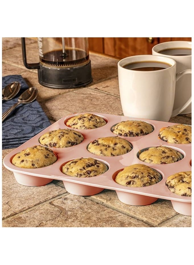 BLACKSTONE Silicone Muffin Pan Set, 6-Cup and 12-Cup Muffin Cups 2-Piece Set - Image 4