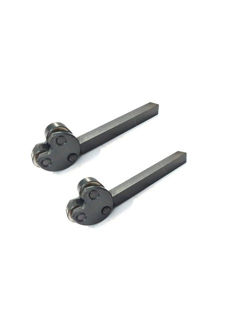 Knurling Tool Pivot Head for Lathe Machine Double Adjustable Heads Size 34 Pack of 2
