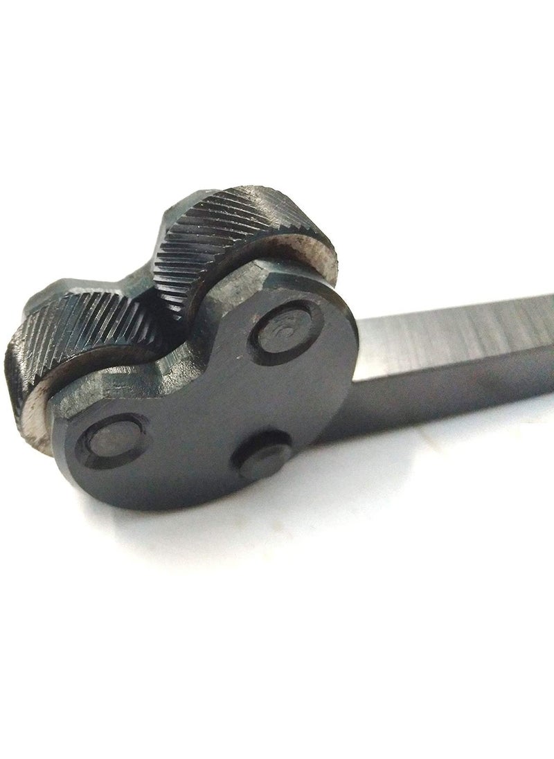 Generic Knurling Tool Pivot Head for Lathe Machine Double Adjustable Heads Size 34 Pack of 2  - Image 2