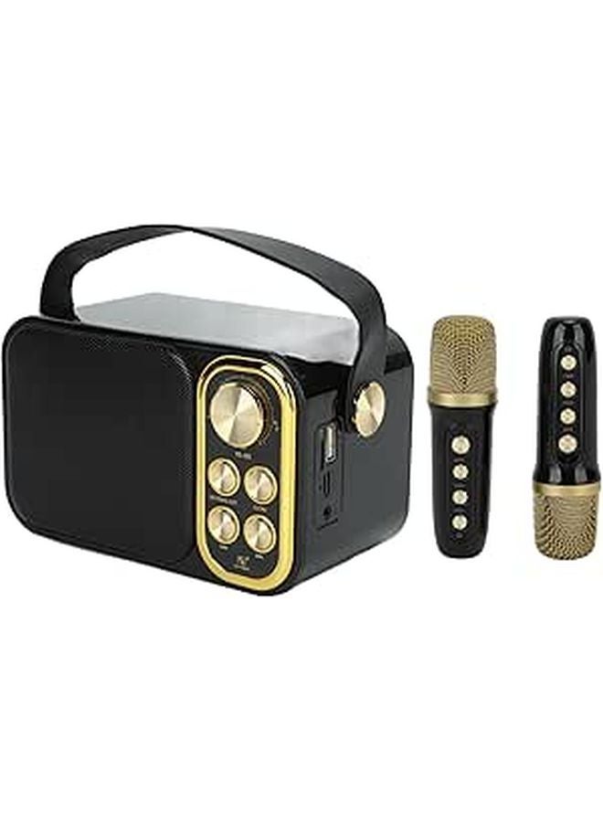 Portable Home Karaoke Machine Mini Singing System Black - Image 1