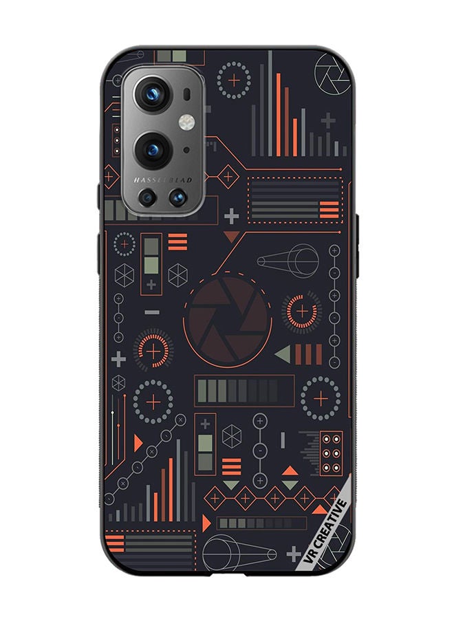 VR CREATIVE Protective Case Cover For OnePlus 9 Pro Multicolur Design Multicolour - Image 1