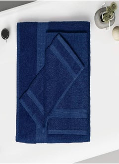 GLAMBURG Ultra Soft 8-Piece Towel Set - 100% Pure Ringspun Cotton, Contains 2 Oversized Bath Towels 27x54, 2 Hand Towels 16x28, 4 Wash Cloths 13x13 - Ideal for Everyday use, Hotel & Spa - Navy Blue - pzsku/Z586BDAF4AB632F723DD6Z/45/_/1693218904/38080335-d9fb-4a66-916d-3a434c372a75