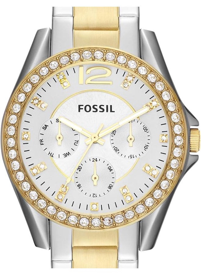 FOSSIL Fossil Women's new waterproof and fashionable diamond-encrusted stainless steel Chronograph - ES3204  - Image 2