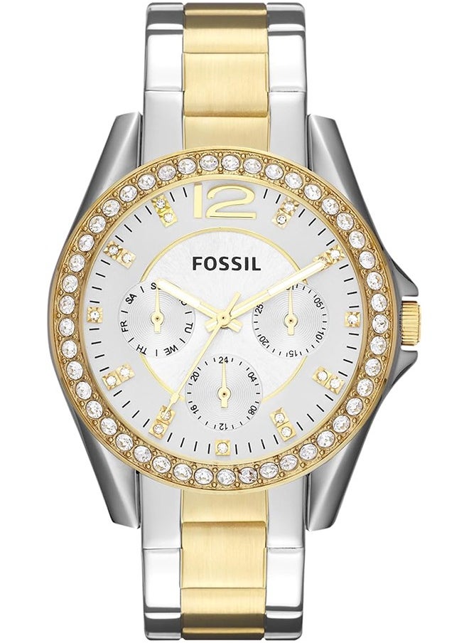 FOSSIL Fossil Women's new waterproof and fashionable diamond-encrusted stainless steel Chronograph - ES3204  - Image 1