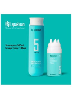 spaklean Amazing Collagen Scalp Shampoo 300ml & Collagen Scalp Massage Tonic for hair nourishing  - Image 1