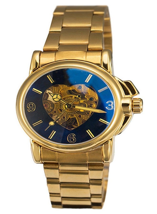 Reginald Watches for Women Fashion Casual Dress Watch Waterproof Butterfly Skeleton Dial Automatic Mechanical Watch, Black2, business casual - Image 1