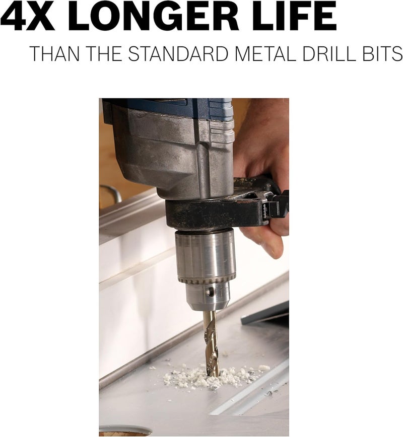 BOSCH CO2132 5/64 In. x 2 In. Cobalt Drill Bit for Hard Steel - Image 5