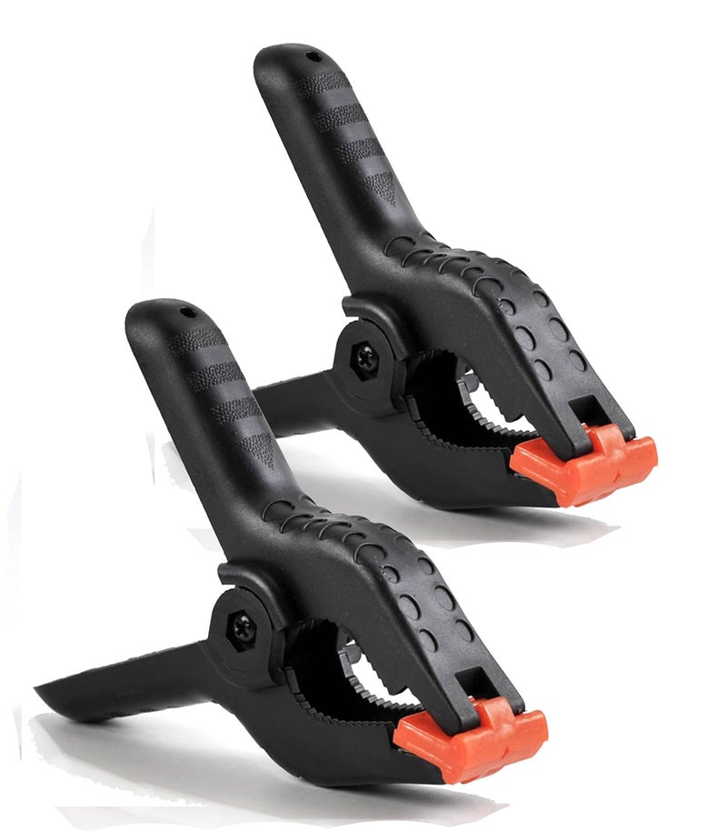 SUBTON BASICS Photography Clips Background Stand Clamps for Photo Studio Light Photography (2 Pieces) - Image 1
