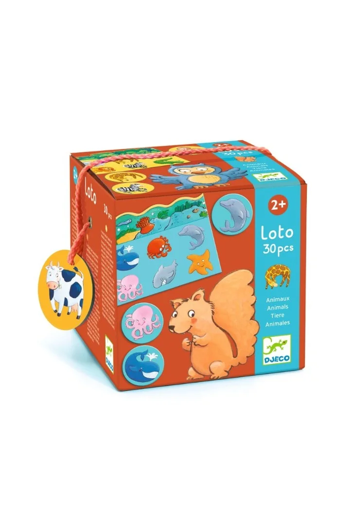DJECO Animals lotto game – Fun animal-themed picture matching game