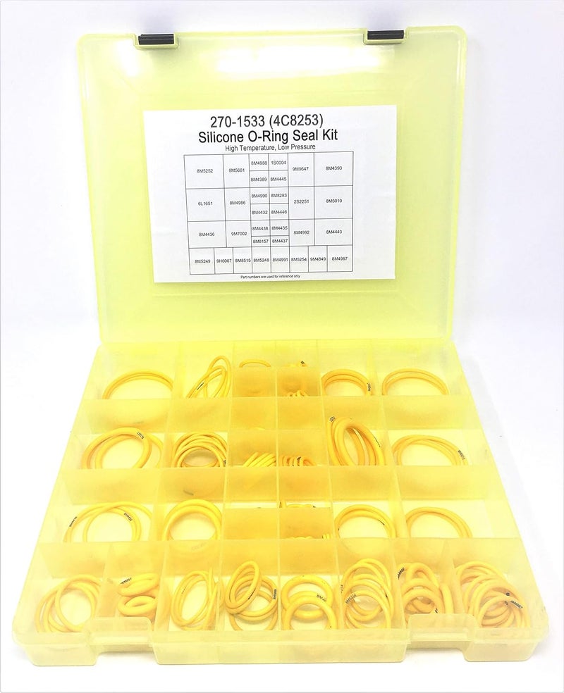 Diesel Components 4C8253 Silicone O-Ring Seal Kit 270-1533 - Image 2