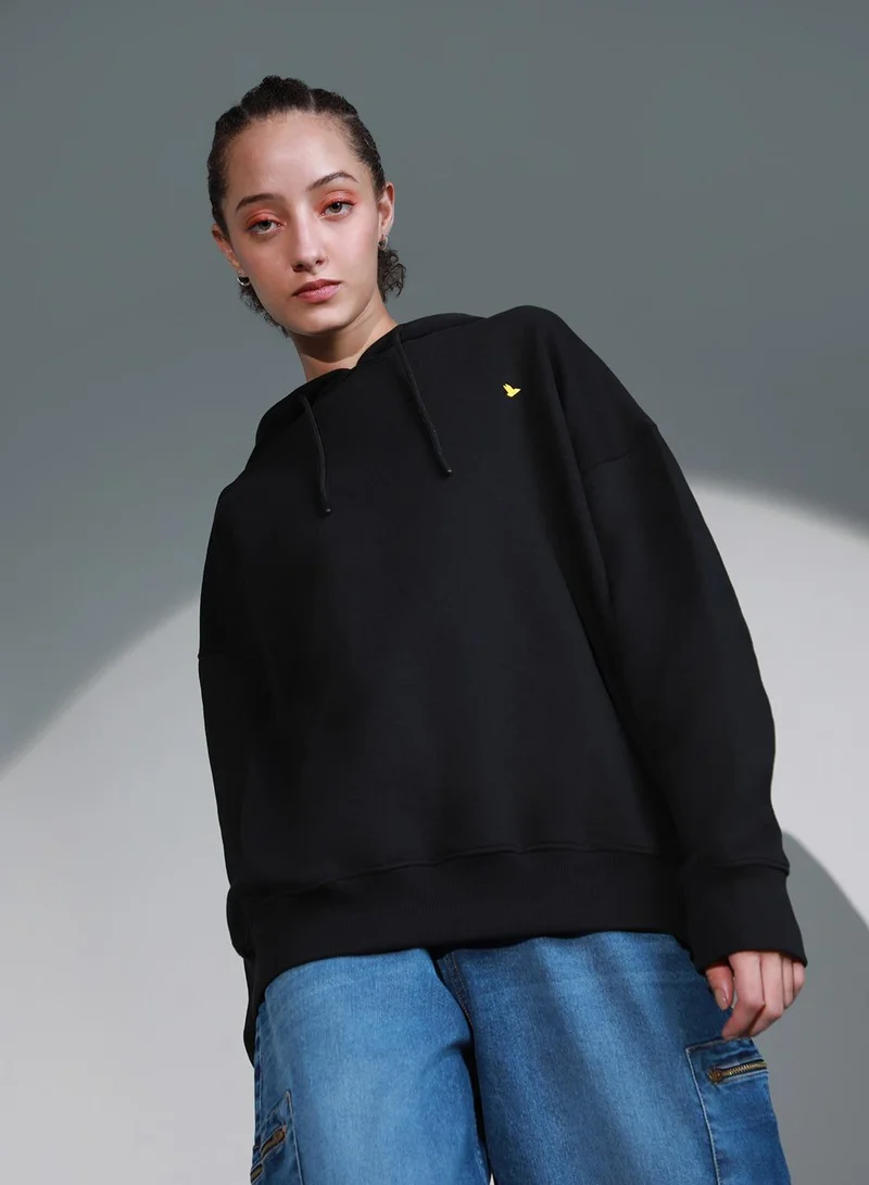 هوبرهولمي سويت شيرت أسود نسائي