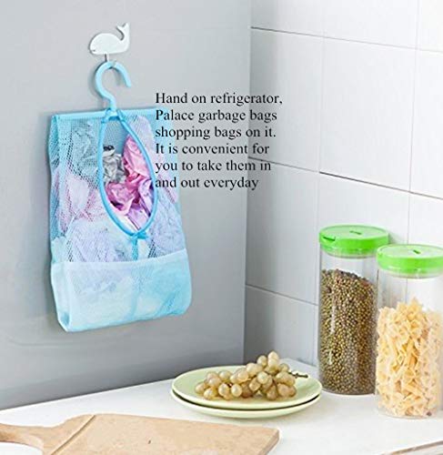 DurReus Multipurpose Clothespin Bag with Hanger Pink Blue Green Hanging Mesh Drying Bag Laundry Shower Caddy Kitchen Bathroom Storage Organizer 3 Pack - Image 5