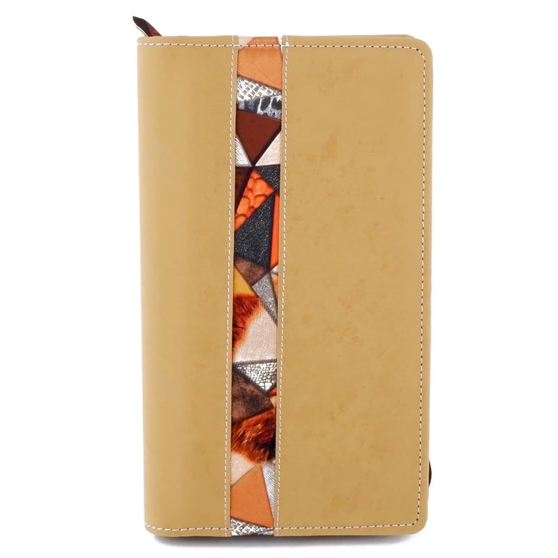 Asraw PU Faux Leather Expanding and Multiple Cheque Book Cover for Cards, Passbook & Chequebook - Chequebook Cover, Passbook Cover, Documents Cover for Office & Home Use (Beige) - Image 4