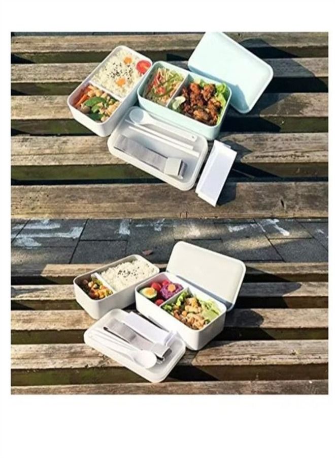 Multi-Functional Storage Box, Clear Wall Mounted Drawer Organizer, 3 in 1 Wall Mounted Underwear Socks Seasoning Hanging Storage Box with 6 Compartments (White)  - Image 2