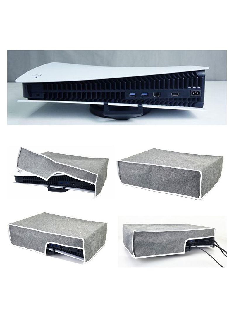 NIBEMINENT For PS5 Dust cover Play station 5 console protection cover Common to both versions Lay flat  - Image 1