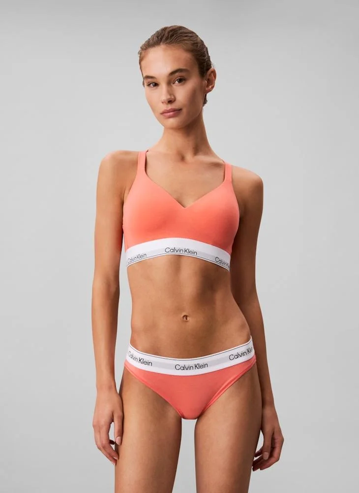 CALVIN KLEIN Logo Band Bralette Bra