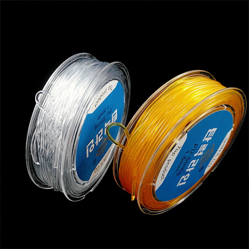 Transparent Elastic Wire Wear-Resistant Bracelet Bracelet Rope Wear Beaded Elastic Rubber Band Crystal Wire Elastic Beaded Wire - Image 5