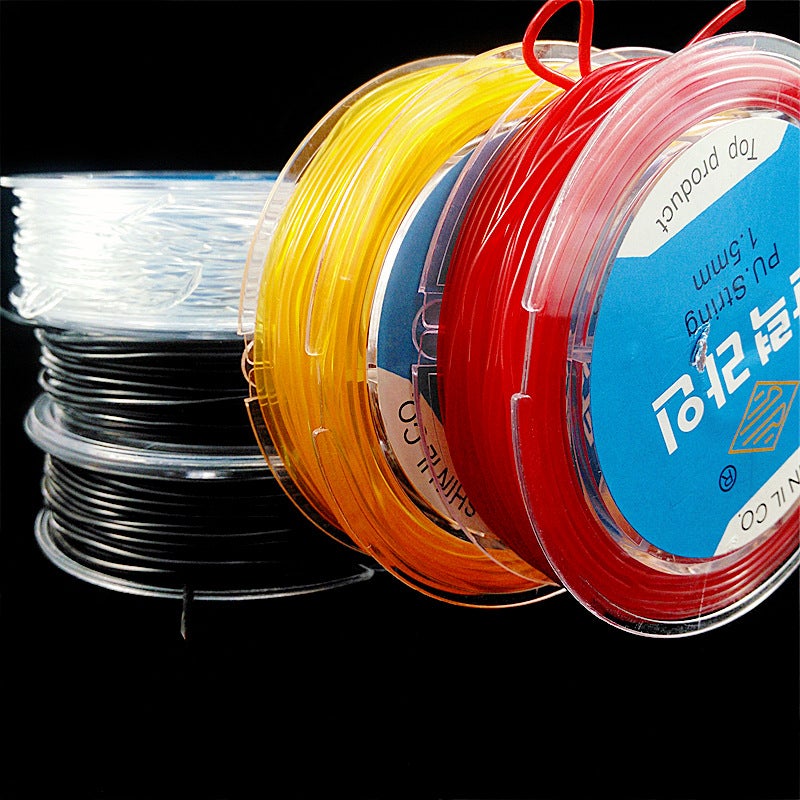 Transparent Elastic Wire Wear-Resistant Bracelet Bracelet Rope Wear Beaded Elastic Rubber Band Crystal Wire Elastic Beaded Wire - Image 2