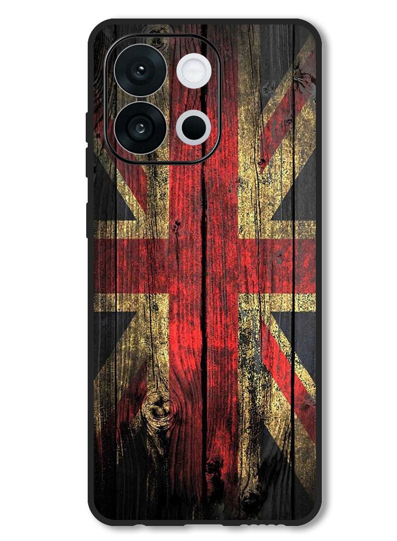 Theodor Case Compatible with OnePlus 13T 6.32 Inch Protection Shockproof Bumper Cover Vintage wood - Image 1