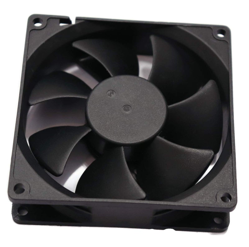 Electronicspices Electronic Spices DC 12V 3.5'' INCH Cooling Fan for PC Case, CPU Cooler Radiator (Black) (3.5 inch fan) - Image 3