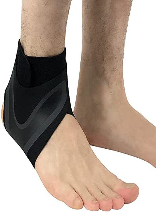Leeonz Ankle support strap for men and women, Breathable ligament injury ankle brace for sports Pain relief ankle protection guard (1Pair, L) - Image 1