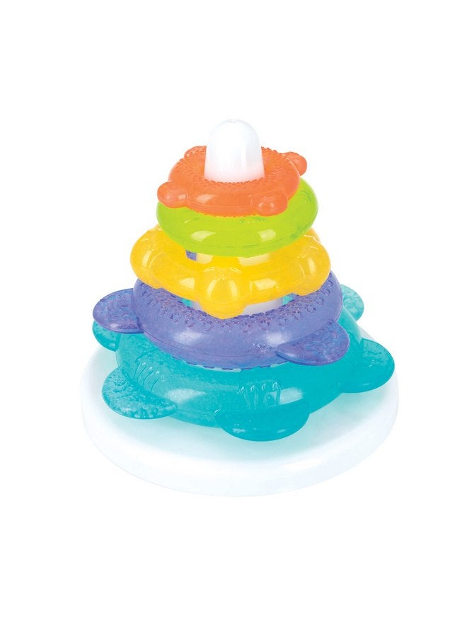 Nuby IcyBite Teethers for Teething Relief - Soft BPA-Free Baby Teething Toy - 3+ Months - Ocean Rings - Image 1