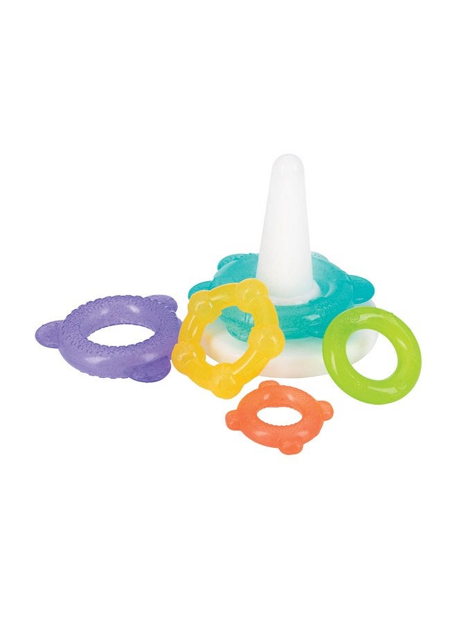 Nuby IcyBite Teethers for Teething Relief - Soft BPA-Free Baby Teething Toy - 3+ Months - Ocean Rings - Image 3