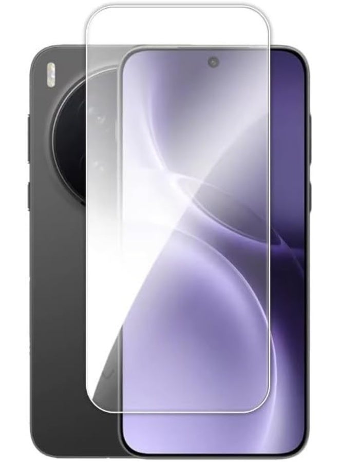 Muzz Screen Protector Compatible With Vivo X300 HD Full Coverage Easy Installation Round Edge Scratch Resistant Bubble Free 9H Hardness Premium Quality Tempered Glass Film Transparent - Image 1