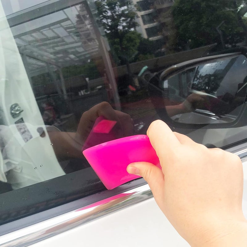 Gomake PPF Squeegee Kit - 5 in 1 Anti-Scratch Soft TPU Squeegee for Vinyl, Small Tint, Paint Protection Film, Vinyl Wrap/Window Tint Tools, Mirror/Window/Household Cleaning - Image 3