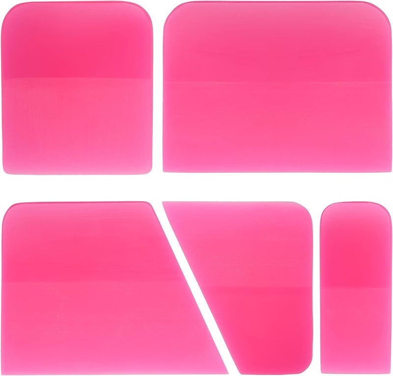 Gomake PPF Squeegee Kit - 5 in 1 Anti-Scratch Soft TPU Squeegee for Vinyl, Small Tint, Paint Protection Film, Vinyl Wrap/Window Tint Tools, Mirror/Window/Household Cleaning - Image 1