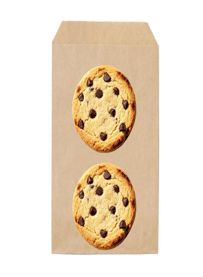 FOCCIUP 100 Pcs 4x6 Inches Brown Kraft Paper Bags Flat Envelopes Merchandise Treat Bag for Party - Image 3