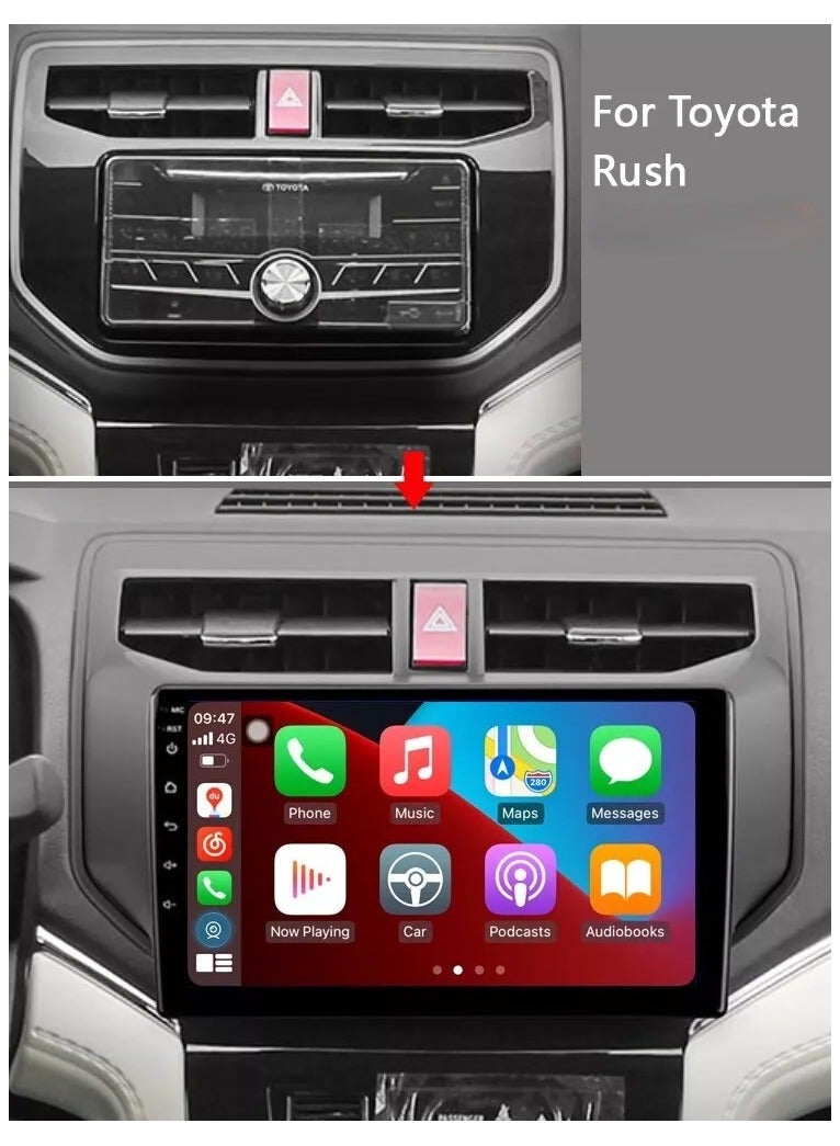 Generic Advanced Android Radio for Toyota RUSH 2017-2023 – 2Year Warranty, 4GB RAM, 32GB Storage, Apple CarPlay & Android Auto, Free Night Vision Camera & Navigation  - Image 2