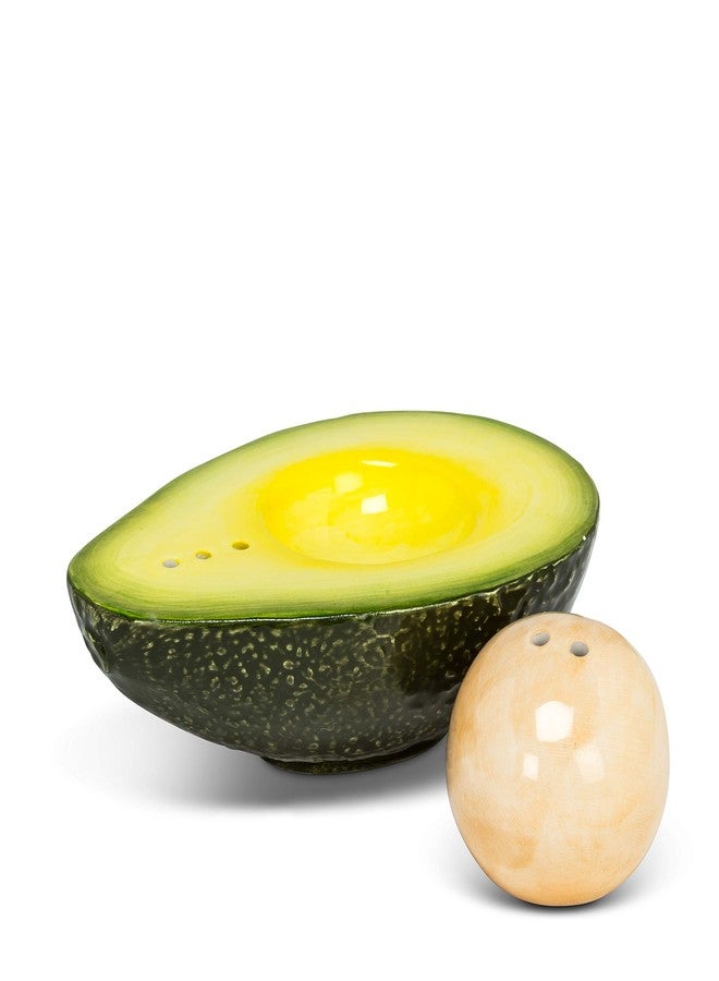 Abbott Collection Avocado & Pit Salt & Pepper-4" L - Image 3