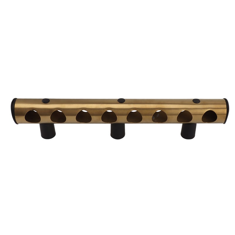 8 Holes Stainless Steel Wall Mounted Wine Rack Wall Bar Wine Bottle Rack Red Wine Storage Rack Gold - Image 5