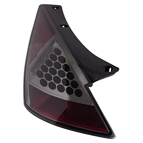 TRQ 2 Piece Driver & Passenger Side Upper Tail Light Assembly Performance Set Red LED Compatible with 2003-2005 Nissan 350Z NI2800163 NI2800174 NI2801163 NI2801174 - Image 5