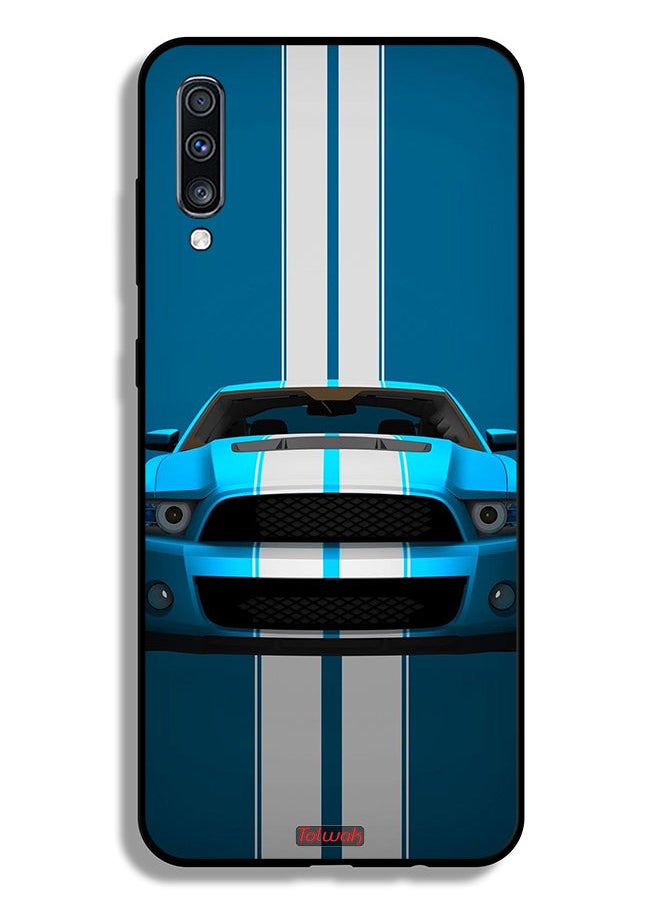 Tolwak غطاء حماية لهاتف Samsung Galaxy A70 بتصميم سيارة فنية تجريدية  - Image 1