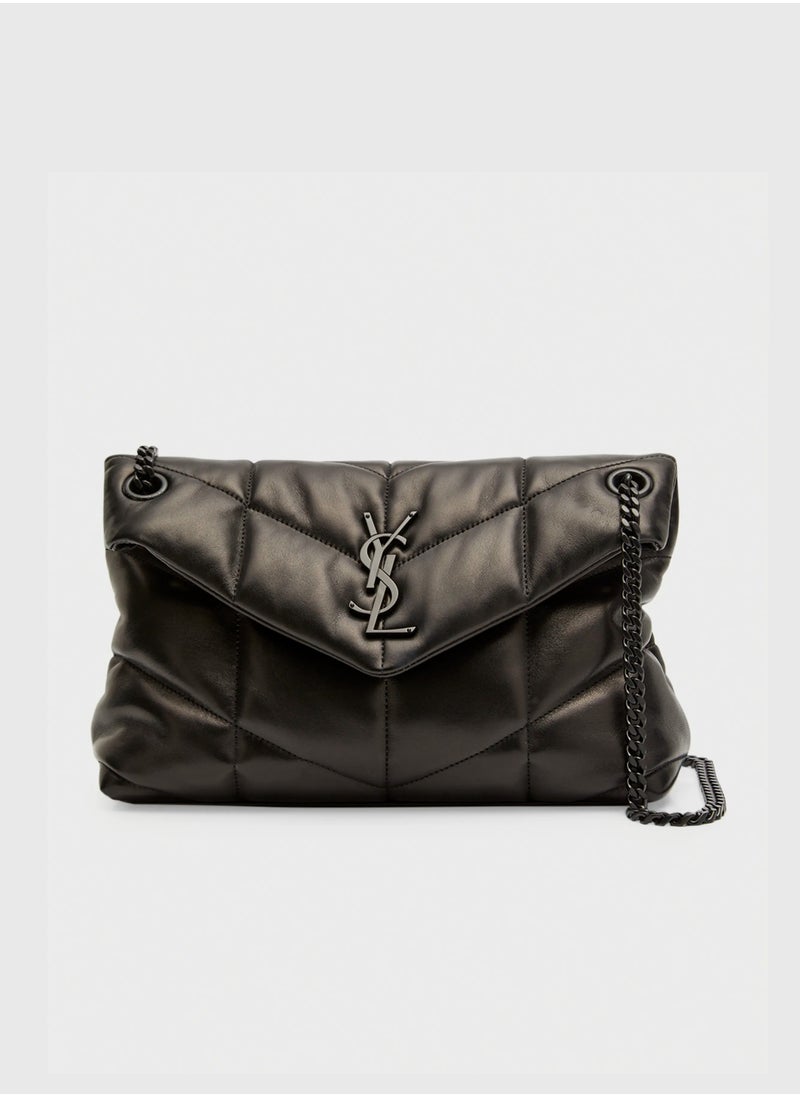 Yves Saint Laurent Lou Puffer Toy YSL Shoulder Bag in Quilted Leather  - Image 1
