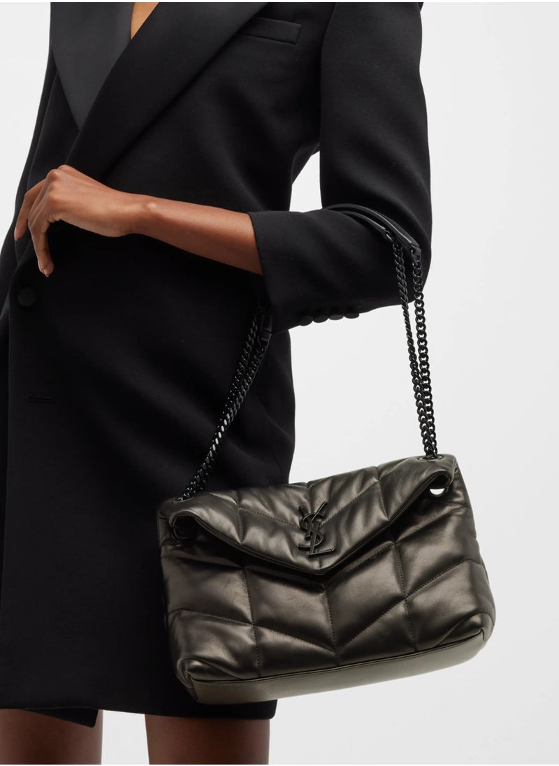 Yves Saint Laurent - Lou Puffer Toy YSL Shoulder Bag in Quilted Leather - Image 1