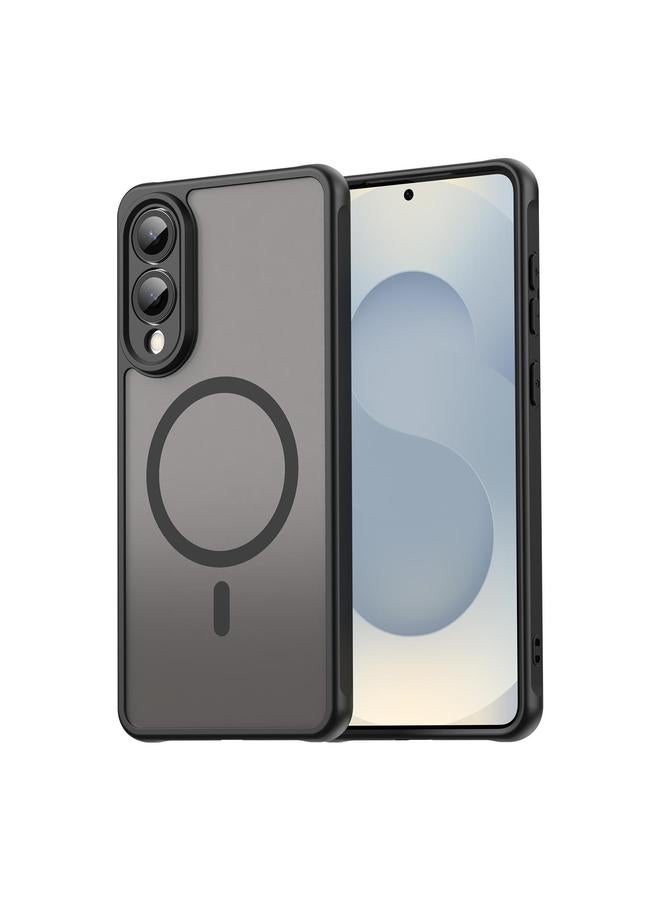 اس-توب جراب لهاتف Samsung Galaxy S25 Edge 5G Fan Dun Series TPU Hybrid PC Frosted Magsafe - Image 1